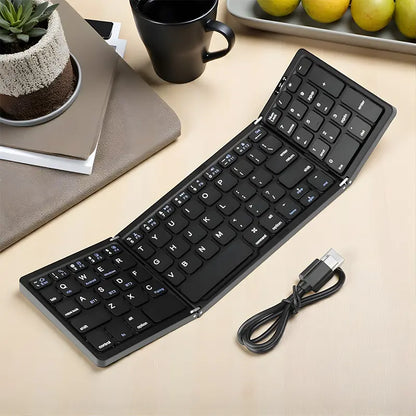 Teclado Inalámbrico Plegable: Convierte cualquier espacio en tu oficina portátil 🚀