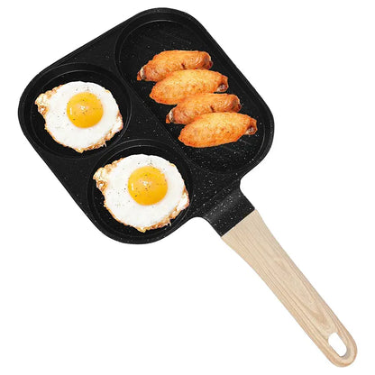 PROMO 2X1: Sartén de 3 espacios ¡Cocina todo a la vez y ahorra tiempo! 🍳