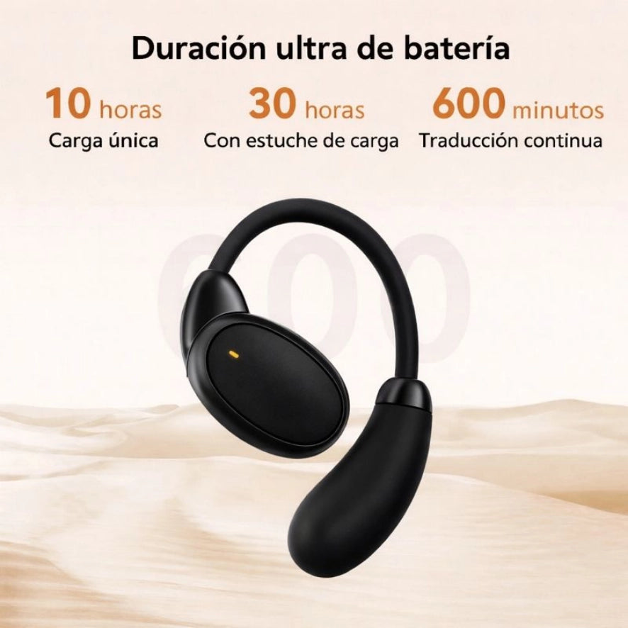 Auriculares con traductor de idiomas