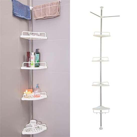 Organizador Esquinero de Ducha  🛁 – Almacena tus productos y disfruta de un baño organizado✨