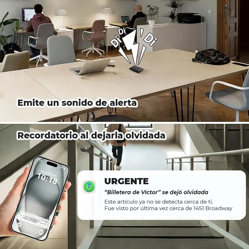 Billetera Inteligente con Rastreo para iPhone: Protege tus tarjetas y localízala en segundos 📲