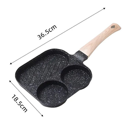 PROMO 2X1: Sartén de 3 espacios ¡Cocina todo a la vez y ahorra tiempo! 🍳