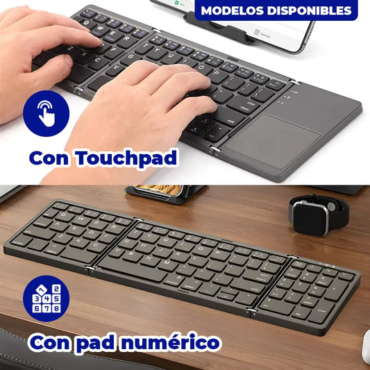 Teclados Inalámbricos Plegables: Convierte cualquier espacio en tu oficina portátil 🚀