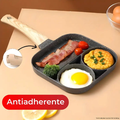 🔥 PROMO 2X1 - Sartén 3 Espacios – Cocina más rápido, con más orden y con más estilo
