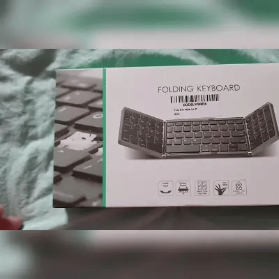 Teclado Inalámbrico Plegable: Convierte cualquier espacio en tu oficina portátil 🚀