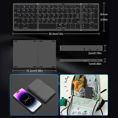 Teclados Inalámbricos Plegables: Convierte cualquier espacio en tu oficina portátil 🚀