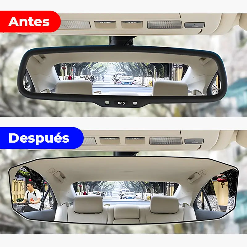 Espejo Retrovisor Curvo HD – Amplía tu visión y conduce con más seguridad